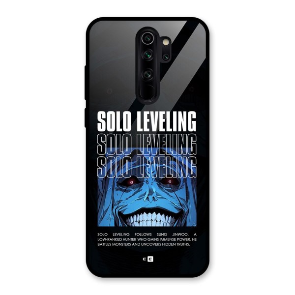 Solo Leveling Typo Glass Back Case for Redmi Note 8 Pro