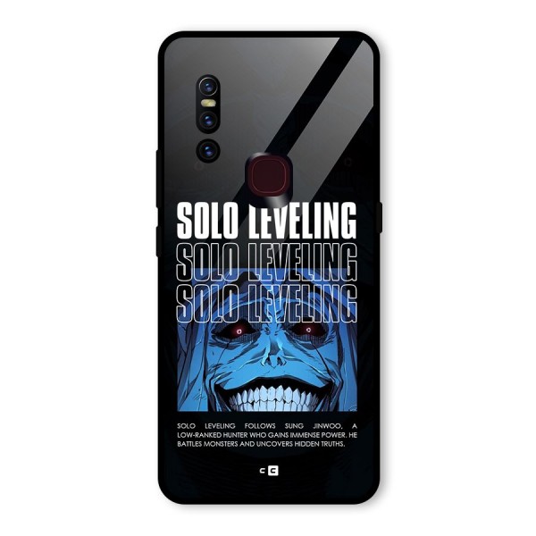 Solo Leveling Typo Glass Back Case for Vivo V15