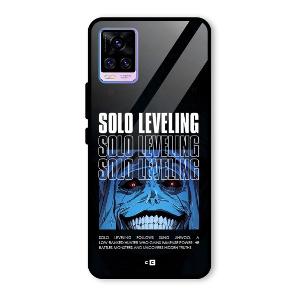 Solo Leveling Typo Glass Back Case for Vivo V20 Pro