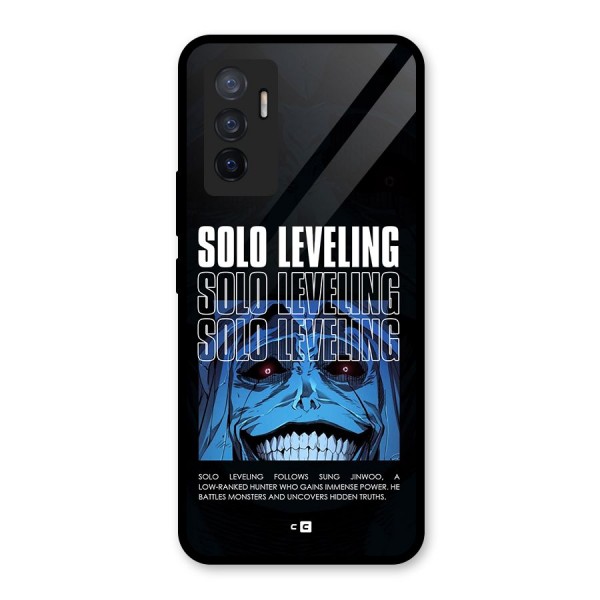 Solo Leveling Typo Glass Back Case for Vivo V23e