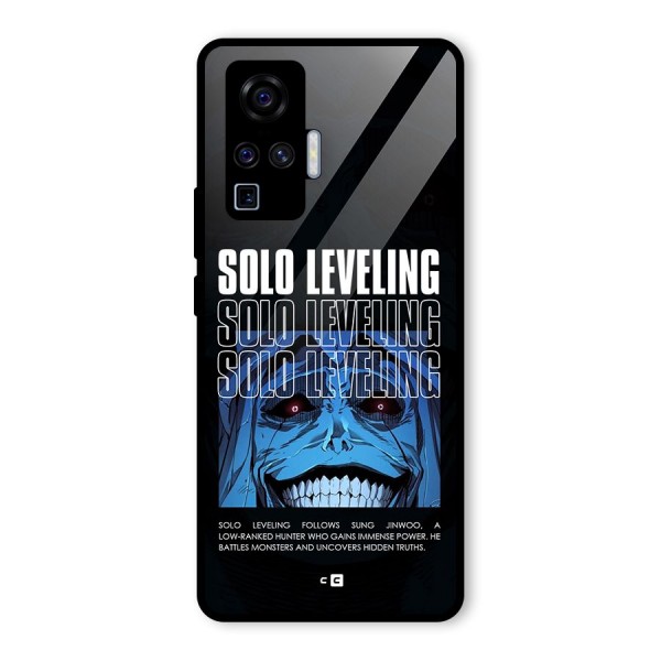 Solo Leveling Typo Glass Back Case for Vivo X50 Pro