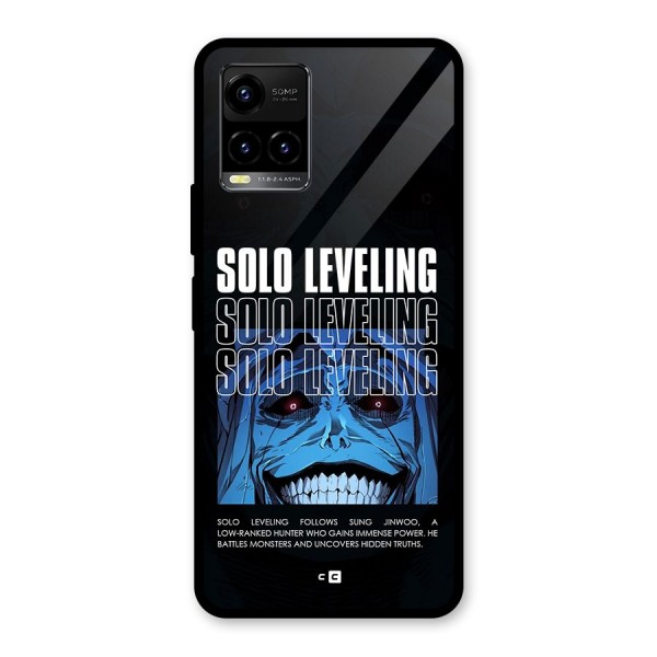 Solo Leveling Typo Glass Back Case for Vivo Y21T