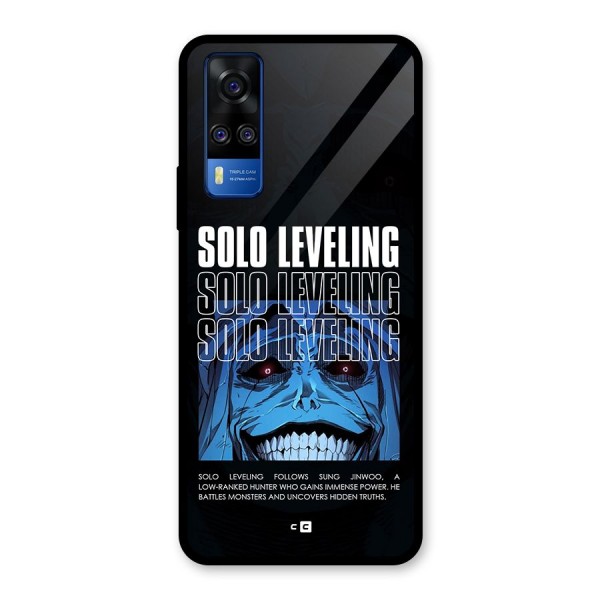 Solo Leveling Typo Glass Back Case for Vivo Y31