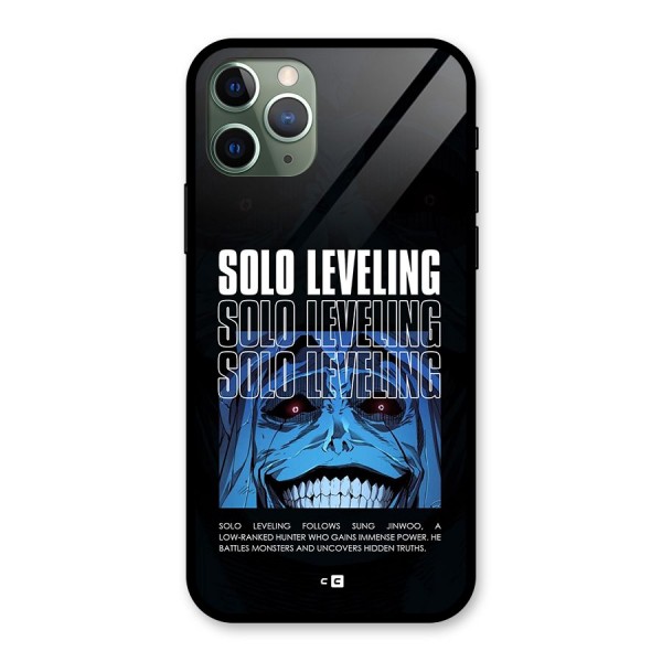 Solo Leveling Typo Glass Back Case for iPhone 11 Pro