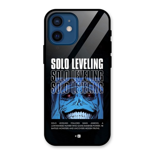 Solo Leveling Typo Glass Back Case for iPhone 12 Mini