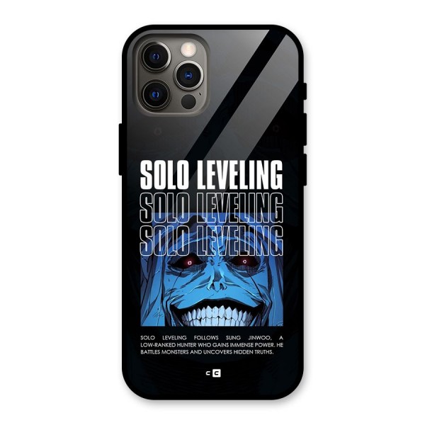 Solo Leveling Typo Glass Back Case for iPhone 12 Pro