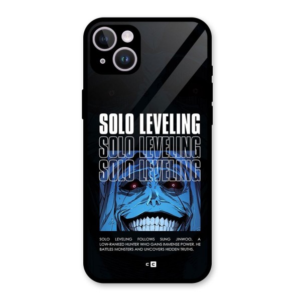 Solo Leveling Typo Glass Back Case for iPhone 14 Plus