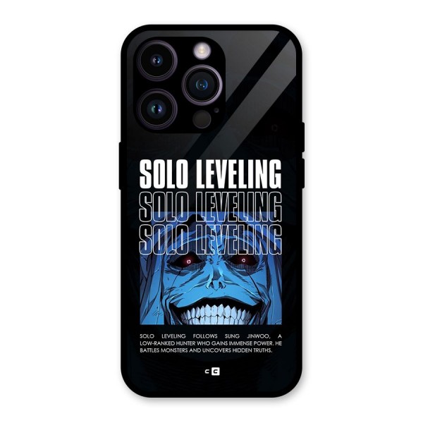 Solo Leveling Typo Glass Back Case for iPhone 14 Pro