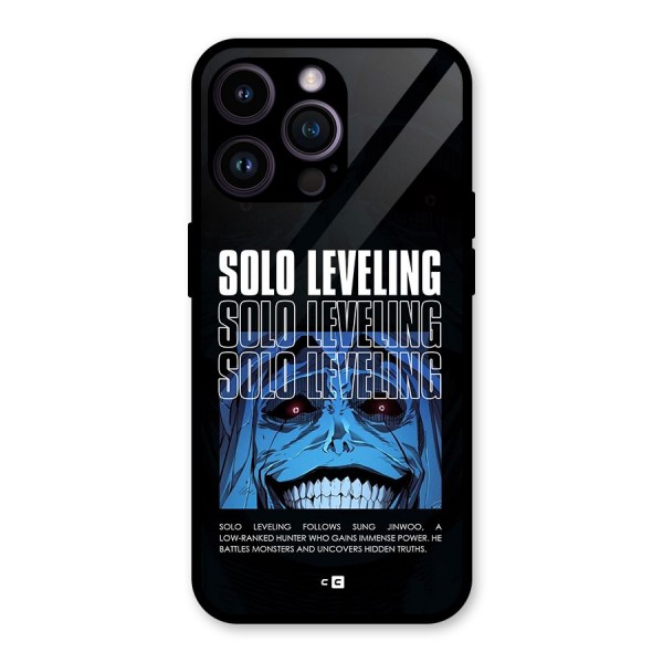 Solo Leveling Typo Glass Back Case for iPhone 14 Pro Max