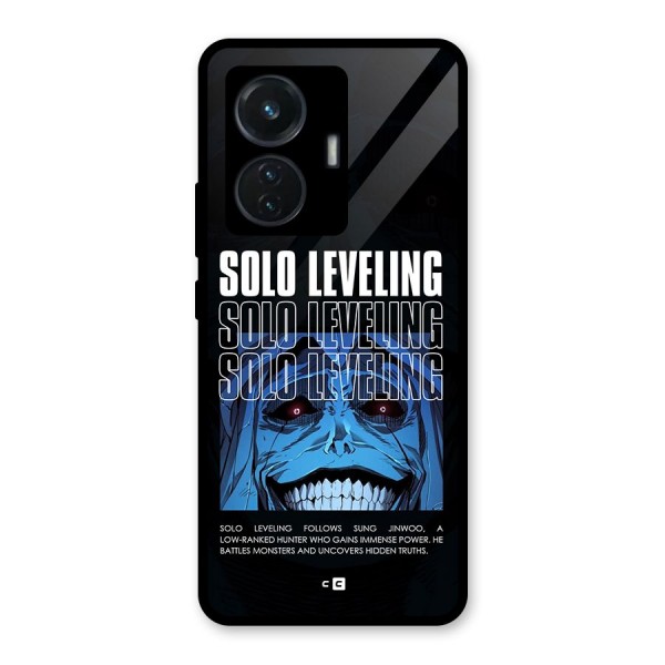 Solo Leveling Typo Glass Back Case for iQOO Z6 44W