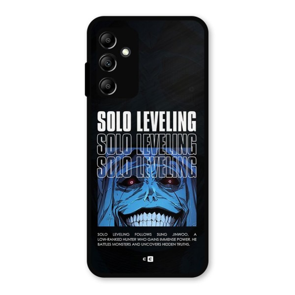 Solo Leveling Typo Metal Back Case for Galaxy A14 5G