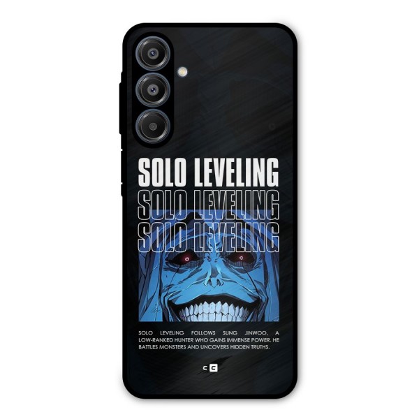 Solo Leveling Typo Metal Back Case for Galaxy A16 5G