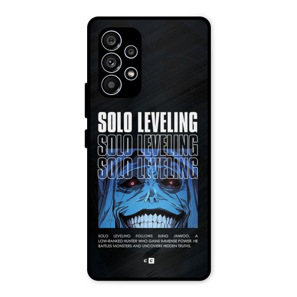 Solo Leveling Typo Metal Back Case for Galaxy A53 5G