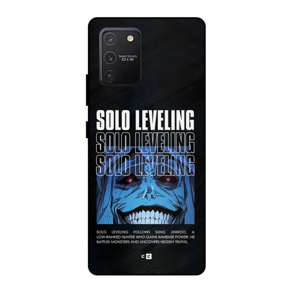 Solo Leveling Typo Metal Back Case for Galaxy S10 Lite