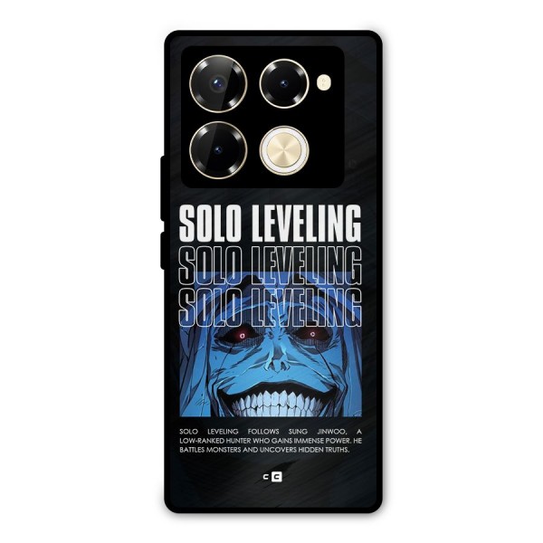 Solo Leveling Typo Metal Back Case for Infinix Note 40 Pro