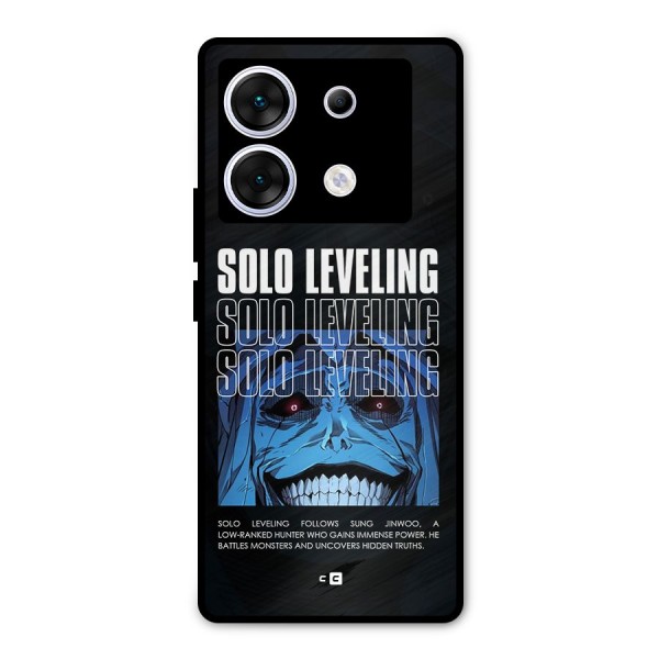 Solo Leveling Typo Metal Back Case for Infinix Zero 30 5G
