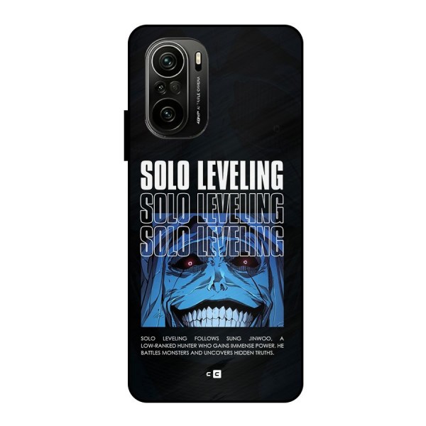 Solo Leveling Typo Metal Back Case for Mi 11X Pro