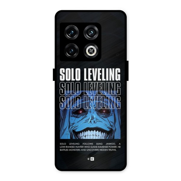 Solo Leveling Typo Metal Back Case for OnePlus 10 Pro 5G