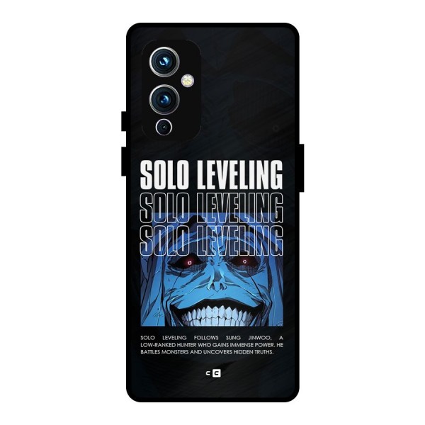 Solo Leveling Typo Metal Back Case for OnePlus 9