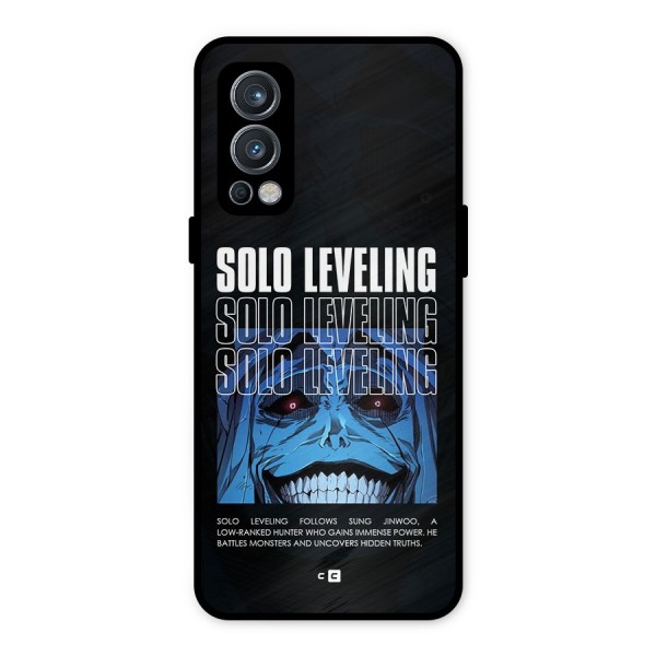 Solo Leveling Typo Metal Back Case for OnePlus Nord 2 5G