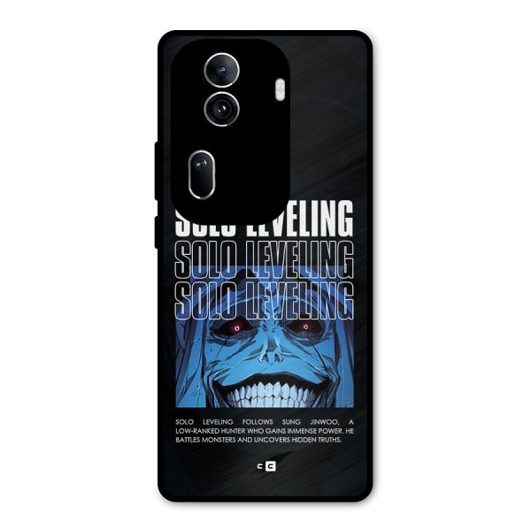 Solo Leveling Typo Metal Back Case for Oppo Reno11 Pro 5G