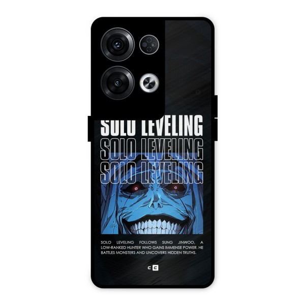 Solo Leveling Typo Metal Back Case for Oppo Reno8 Pro 5G
