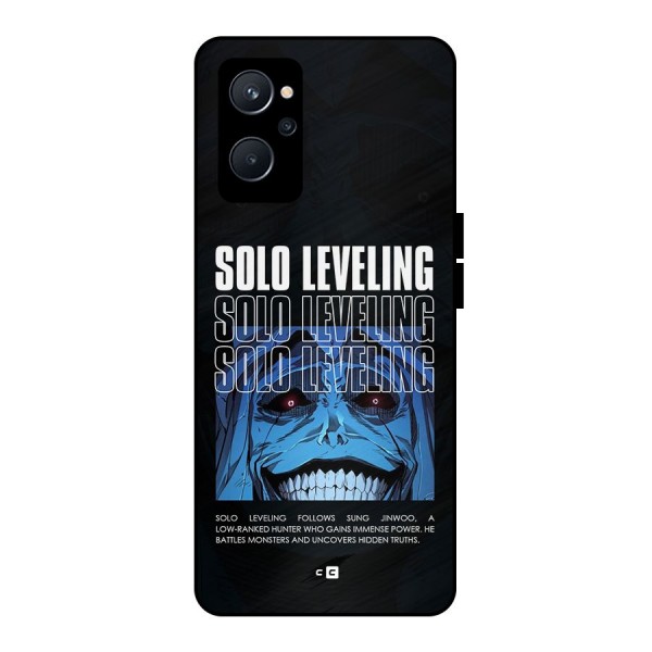 Solo Leveling Typo Metal Back Case for Realme 9i 5G