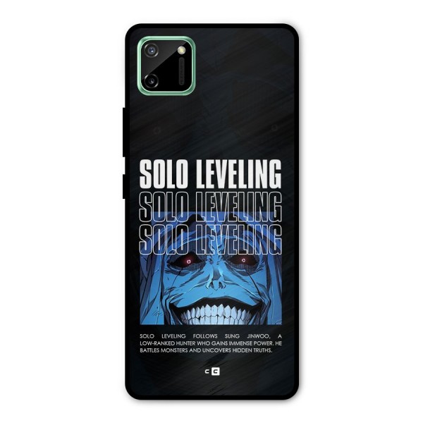 Solo Leveling Typo Metal Back Case for Realme C11
