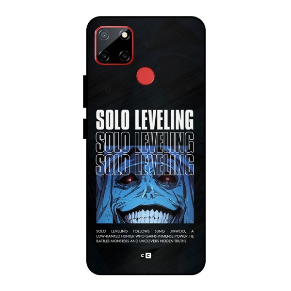 Solo Leveling Typo Metal Back Case for Realme C12