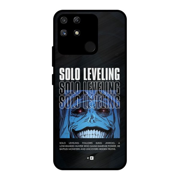 Solo Leveling Typo Metal Back Case for Realme Narzo 50A