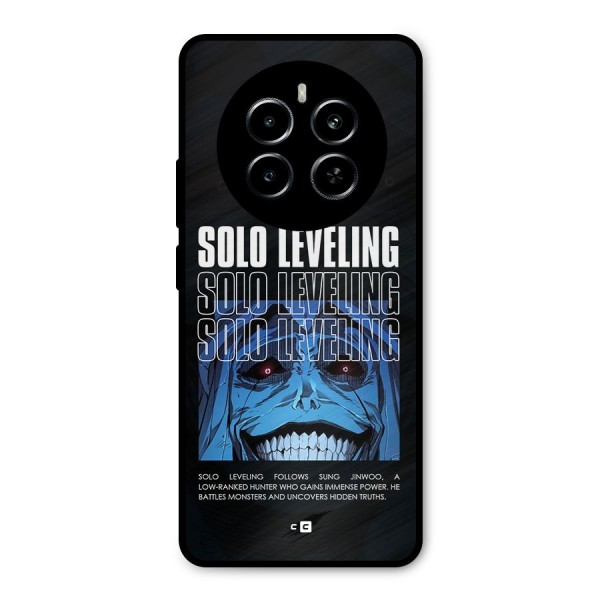 Solo Leveling Typo Metal Back Case for Realme P1