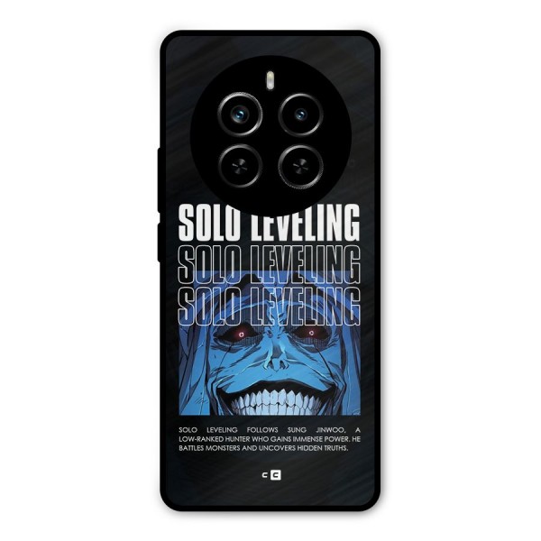 Solo Leveling Typo Metal Back Case for Realme P1 Pro