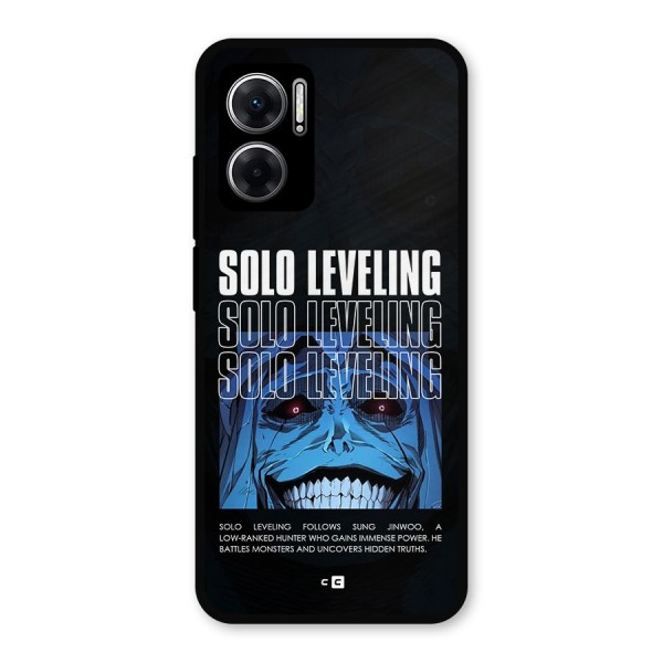 Solo Leveling Typo Metal Back Case for Redmi 11 Prime 5G