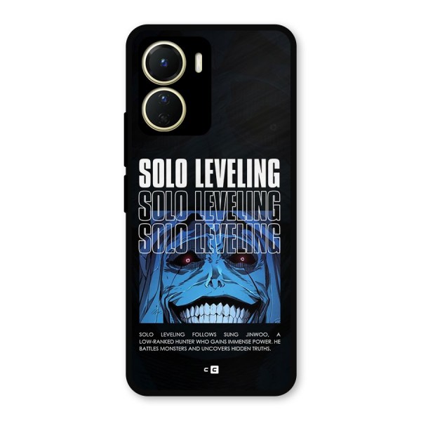 Solo Leveling Typo Metal Back Case for Vivo T2x