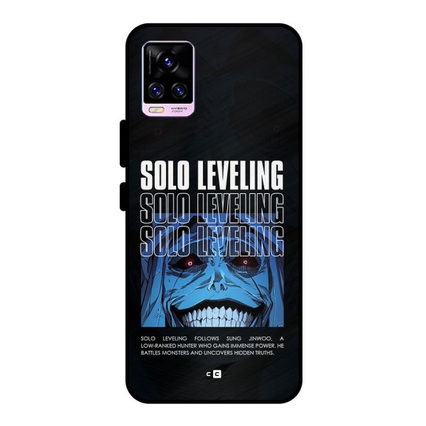 Solo Leveling Typo Metal Back Case for Vivo V20 Pro