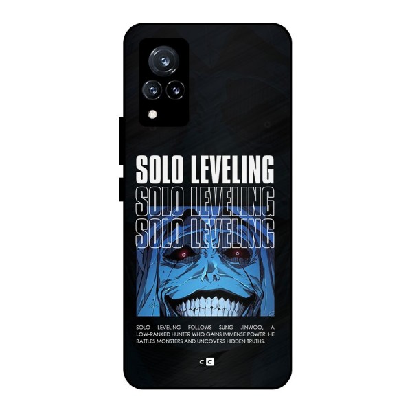 Solo Leveling Typo Metal Back Case for Vivo V21 5G
