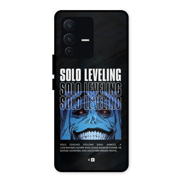 Solo Leveling Typo Metal Back Case for Vivo V23 5G