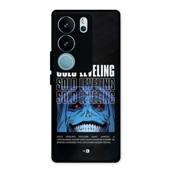 Solo Leveling Typo Metal Back Case for Vivo V29