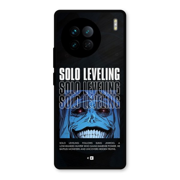 Solo Leveling Typo Metal Back Case for Vivo X90