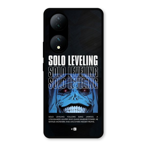 Solo Leveling Typo Metal Back Case for Vivo Y100a