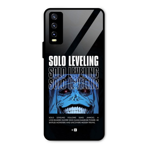 Solo Leveling Typo Metal Back Case for Vivo Y20i