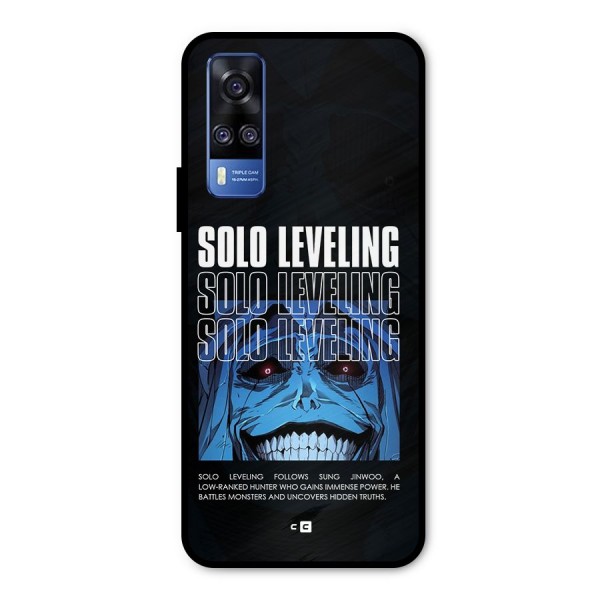 Solo Leveling Typo Metal Back Case for Vivo Y31