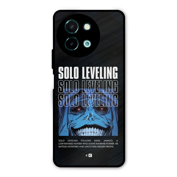 Solo Leveling Typo Metal Back Case for Vivo Y58