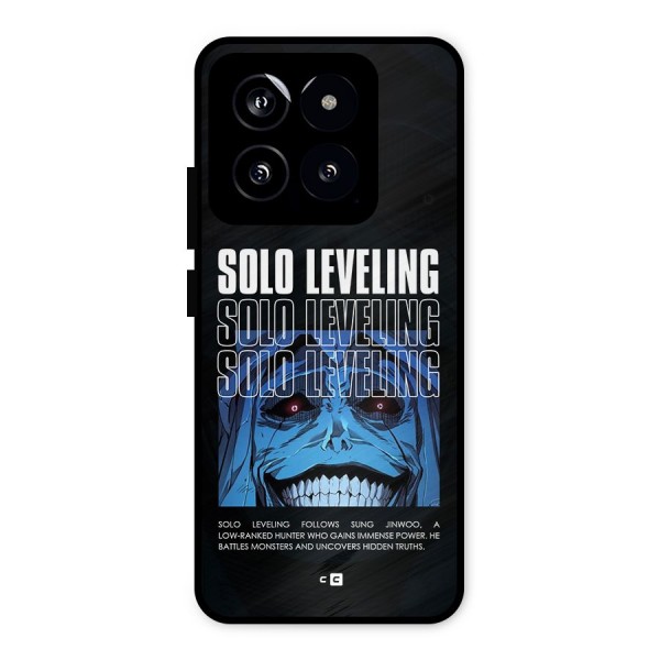 Solo Leveling Typo Metal Back Case for Xiaomi 14
