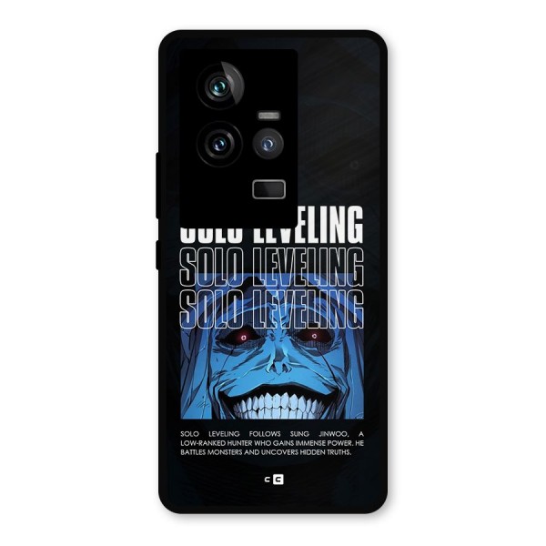 Solo Leveling Typo Metal Back Case for iQOO 11 5G