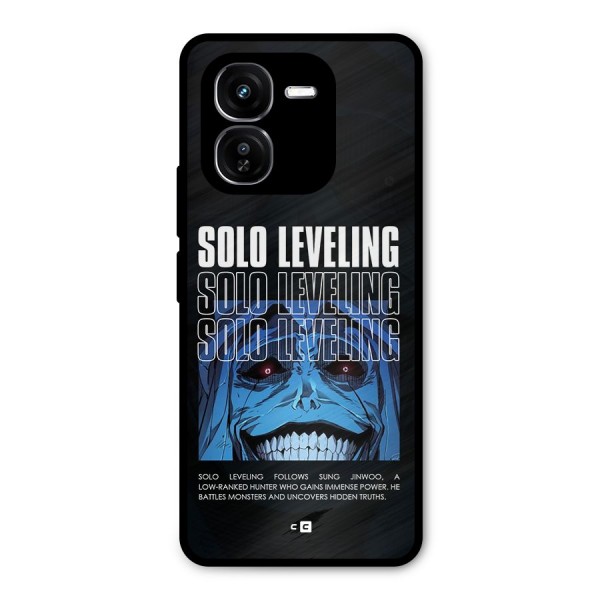 Solo Leveling Typo Metal Back Case for iQOO Z9x