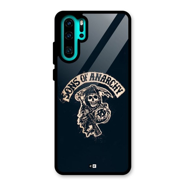 Sons Of Anarchy Glass Back Case for Huawei P30 Pro