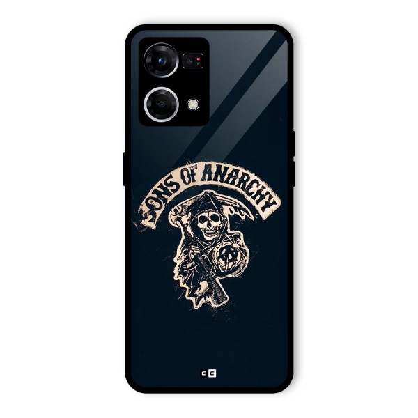 Sons Of Anarchy Glass Back Case for Oppo F21 Pro 4G