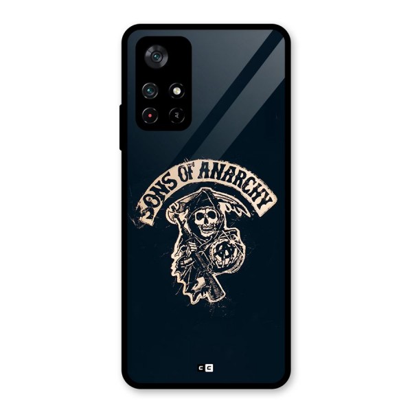 Sons Of Anarchy Glass Back Case for Poco M4 Pro 5G