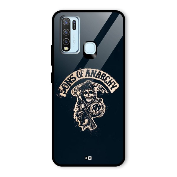 Sons Of Anarchy Glass Back Case for Vivo Y30